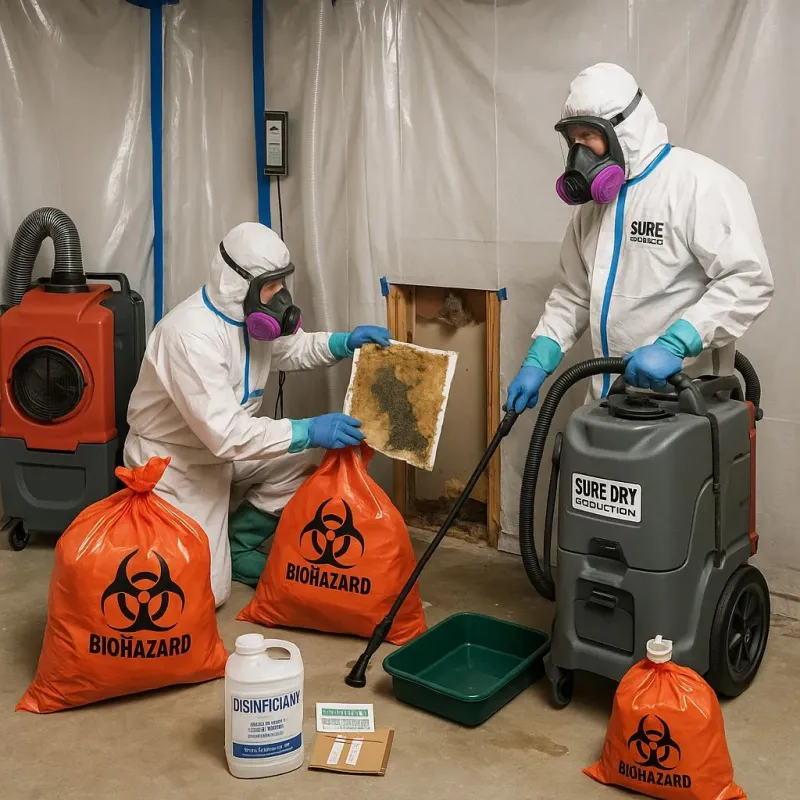 Contaminated Water Handling Protocols process in Sagamore, MA