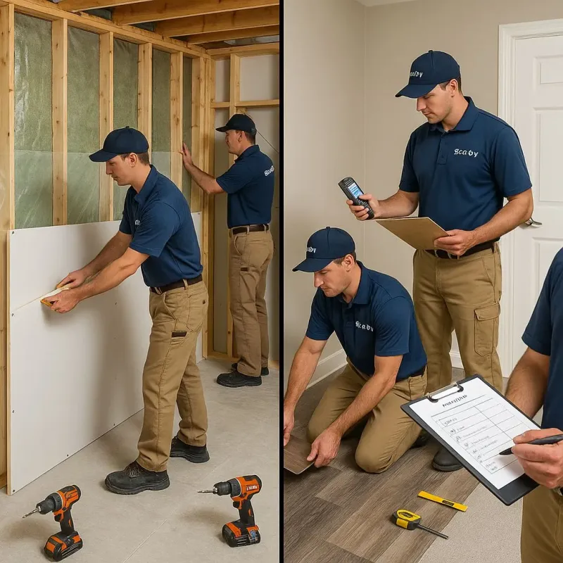 Repairs and Reconstruction process in Sagamore, MA